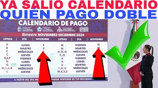 📆📆 CALENDARIO 🎉🎉OFICIAL PAGOS TU COBRAS PRIMERO ADULTOS MAYORES 65 Y MÁS 6000 [upl. by Afas]