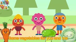 Vegetables song Carrot  Cabbage  Broccoli  Kids Songs for You [upl. by Dajma621]