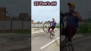 6 To 23 Year’s Old Cycle Wheelie Stunt🔥👌😍 shorts cycle cyclestunt youtubeshorts viealvideo [upl. by Candyce498]