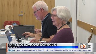 More early voting locations open in Champaign County [upl. by Finlay869]