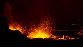 Halemaumau Active Lava Crater May 2015 Time Lapse Video [upl. by Jenny996]