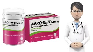 AERORED 120 mg prospecto aero red 120mg comprimidos masticables sabor menta para que sirve [upl. by Enelcaj]