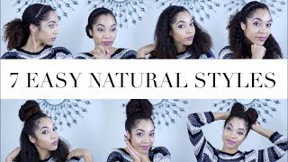 7 EASY TRANSITIONING  NATURAL HAIRSTYLES  Flat Twist Tutorial [upl. by Willi603]