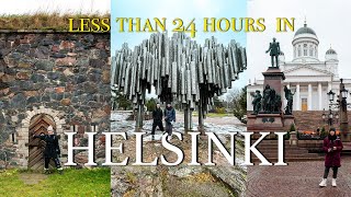 24 Hours in Helsinki  Saunas UNESCO World Heritage site BOBA and more [upl. by Briney]