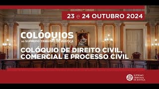 Colóquio Direito Civil Comercial e Processo Civil  Dia 2 [upl. by Birkett869]