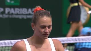 Ana Potapova vs Marta Kostyuk Highlights  Indian Wells 2024 [upl. by Annawit]