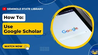 Using Google Scholar [upl. by Urissa]