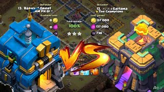 th12 vs th14  th12 vs th14 attack strategy  th12 vs th14 2 Star attack  th12 best attack strategy [upl. by Lledniw]