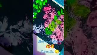 painting🥰 song💞subscribe mehndi ki mahek 🥰🥰 [upl. by Quintina685]