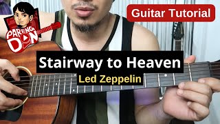 STAIRWAY TO HEAVEN guitar tutorial [upl. by Thorncombe102]