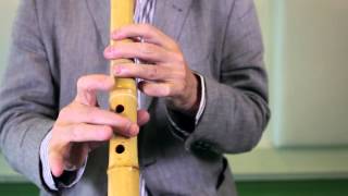 Harrie Starreveld demonstrates the shakuhachi [upl. by Aliuqa]