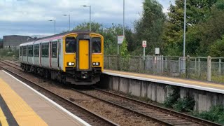 trains at Bridgend including 150227230 and more [upl. by Oicnecserc194]