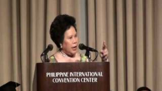 Sen Santiagos Graduation speech at the Our Lady of Fatima University part33 [upl. by Aicetal]