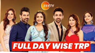 Zee TV All Shows Full Day Wise TRP of Week 45 2024 Kumkum Bhagya Kundali Bhagya Vasudha [upl. by Ahsanat983]