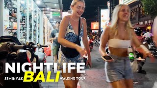 Seminyak by Night A Chill Nightlife Walking Tour in Bali  Indonesia [upl. by Garland]