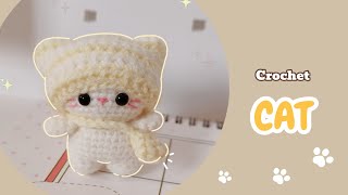 Crochet CAT  P1 cat amigurumi handmade crochet [upl. by Xeno]