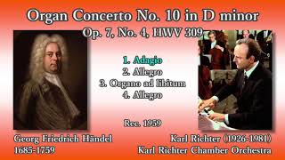 Händel Organ Concerto No 10 Richter 1959 ヘンデル オルガン協奏曲第10番 リヒター [upl. by Nirual984]