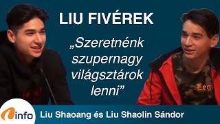 A Liufivérek nagyinterjúja Liu Shaolin Sándor és Liu Shaoang InfoRádió Aréna  1rész Archív [upl. by Niwri347]