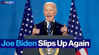 All The Gaffes From Joe Bidens Big Boy Press Conference [upl. by Nohsed]