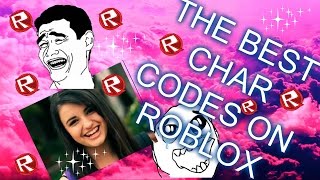 THE BEST CHAR CODES ON ROBLOX  Made By Bored xD [upl. by Nitsid]