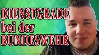 DIENSTGRADE bei der BUNDESWEHR  Plakosakademiede [upl. by Eirahcaz]