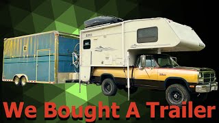 We Bought A Trailer amp Lost A Wheel Truck Camper Vlog  RV Life  DestinatioNow Ep113 [upl. by Eirrek79]