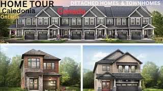 Home Tour Detached amp Townhouses Pre Construction Project in Caledonia Ontario Canada [upl. by Cudlip]