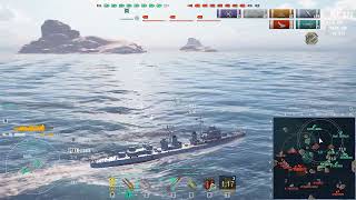 World of Warships  Orage in Mode Shuffle  convoy raiding [upl. by Siol]