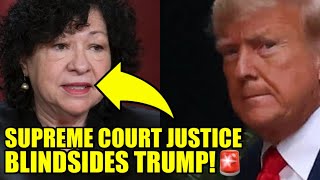 Supreme Court Justice Sotomayor Drops BOMBSHELL On Trump [upl. by Adnoved]