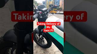 Yari MotorcycleTaking Delivery of my Yatri Motorcycle 🔥🔥 Made in Nepal yatri yatrimotorcycles [upl. by Einor]