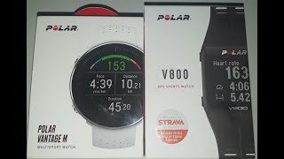 Polar Vantage M vs Polar V800 hun [upl. by Airot]