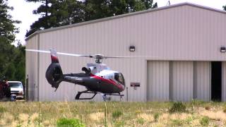 Eurocopter EC130 Maverick Helicopter Landing [upl. by Benioff]