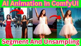 ComfyUI Video2Video Workflow  AI Animation Using Segment And Unsampling [upl. by Sansen]