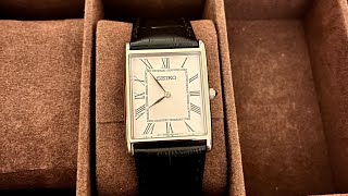 Seiko Tank Review A Great Cartier Tank Alternative [upl. by Darryl]