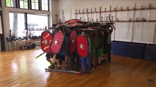 Kids demonstrating Roman Testudo formation [upl. by Assirhc]