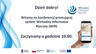 Konferencja promująca system Wirtualny Informator Rzeczny WIR [upl. by Nilyac]