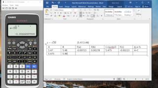 Bisection Method use Calculator [upl. by Gaiser]