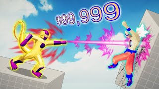 GOLDEN FRIEZA  ULTRA DEATH BEAM vs EVERY UNIT  TABS  Totally Accurate Battle Simulator [upl. by Ij]