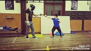 epee fencing lesson for beginner [upl. by Elockin]