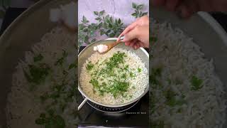 Lemon coriander rice for asian amp mexican dishes ytstudio shorts [upl. by Symons]