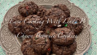 Chewy Brownie Cookies cookies browniecookies [upl. by Nicholle62]