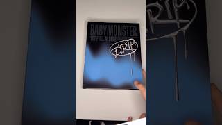 Babymonster 1st full album Drip binber ver unbixing kpop babymonster Drip dripunboxsing [upl. by Nirtiak626]