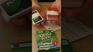 UNO FLEX UNBOXING Mattel Games  SPIELREGELN TV  SHORTS [upl. by Jarad381]