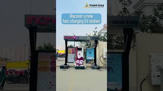 FastCharging EV Station at Prateek Grand City [upl. by Eimam529]