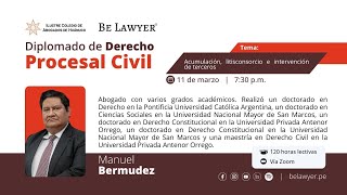 6 Acumulación litisconsorcio e intervención de terceros  Be Lawyer [upl. by Akena]