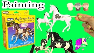 Breyer DIY Mare and Foal My Dream Horse Painting Craft Kit  Honeyheartsc Video [upl. by Emerald]