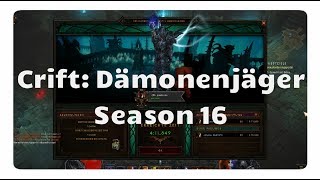 Diablo 3 Challenge Rift 85 Dämonenjäger Season 16 [upl. by Trudie111]