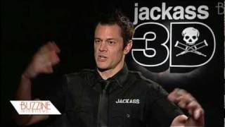 Jackass 3D Johnny Knoxville Bam Margera SteveO and more  Buzzine Interviews [upl. by Hendrika201]