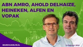 ABN AMRO Ahold Delhaize Heineken Alfen en Vopak AEX [upl. by Aciretal]