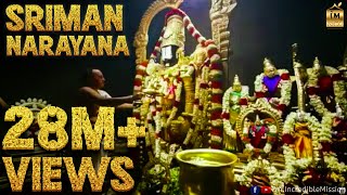 SrimanNarayana  Devotional 4K Video Song  Feat Nithyasree Mahadevan [upl. by Ybab]